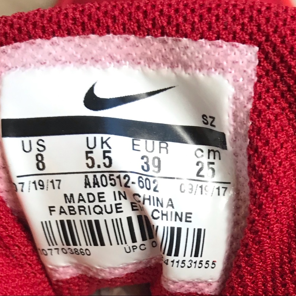NWT NIKE Air Max 1 Premium SC Gym Red W AUTHENTIC - Picture 8 of 8